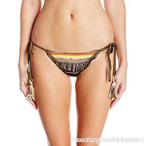 Agua Bendita Women's Essentials Zarape Hand-Embroidered Bikini Top Multi B015RDRS3Q